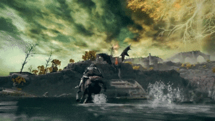 Elden Ring - Gliding Flame Attack