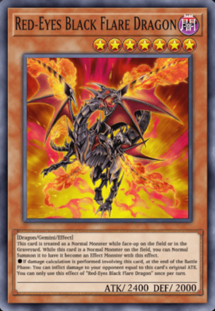 Red-Eyes Black Flare Dragon