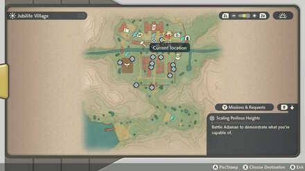 Scaling Perilous Heights Map