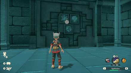 Legends Arceus solving the Snowpoint Temple door puzzle