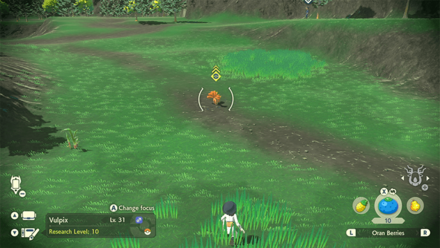 Pokemon Legends Arceus - Vulpix Veilstone Cape Overworld Location