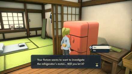 Rotom wants to Interact with the Mechanical Cabinet