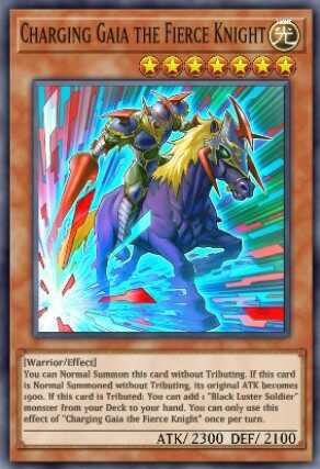 Charging Gaia the Fierce Knight