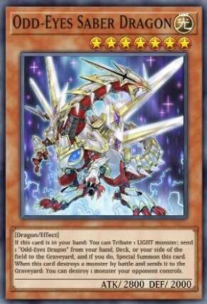 Odd-Eyes Saber Dragon
