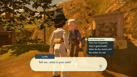 Pokemon Legends Arceus - Purchase from Lucille the Charm Lady