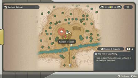 The Trial of Lake Valor Map