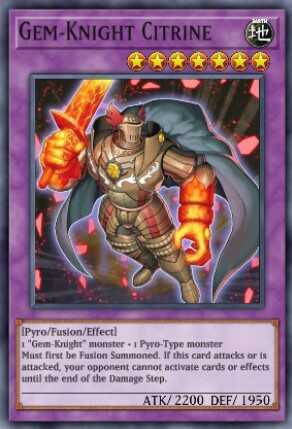 Gem-Knight Citrine
