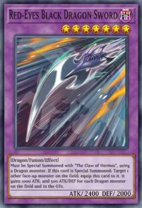 Red-Eyes Black Dragon Sword