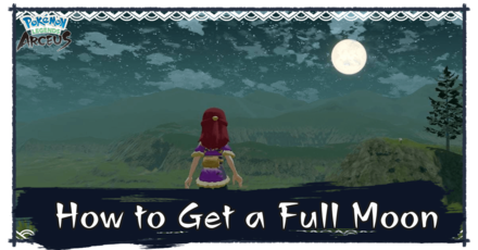 How to Get A Full Moon