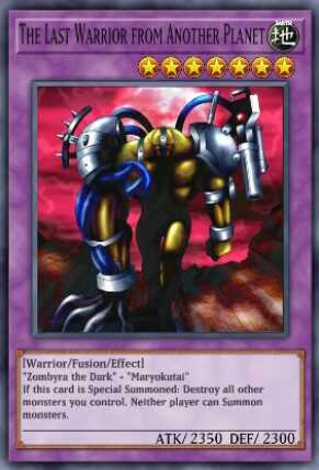 The Last Warrior from Another Planet