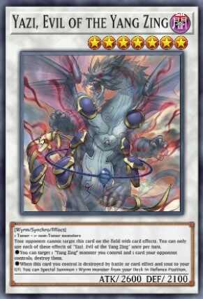 Yazi, Evil of the Yang Zing