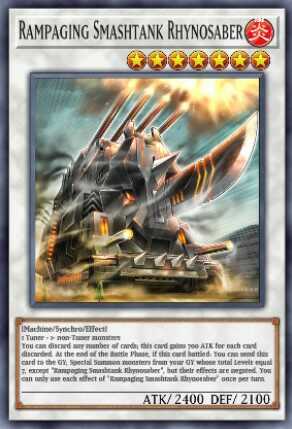 Rampaging Smashtank Rhynosaber