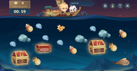 Geshin - All Salvage at Sea Stages - Stage 03 - I want it all
