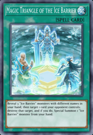 Magic Triangle of the Ice Barrier