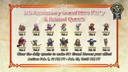 Grand Hero Battle Revivals Fire Emblem Heroes FEH