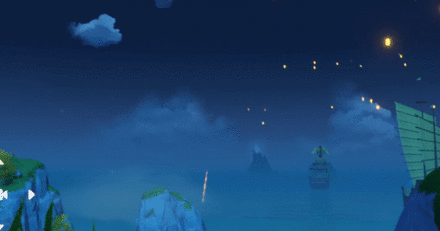 Genshin - Fame and Fortune for A Season Fireworks launched