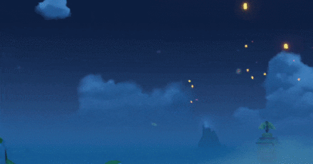 Genshin - Festival Spotlight Fireworks launched