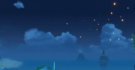 Genshin - Mischievous Villosas Fireworks launched