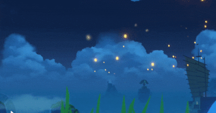 Genshin - The Silver Night is Full of Stars Fireworks launched