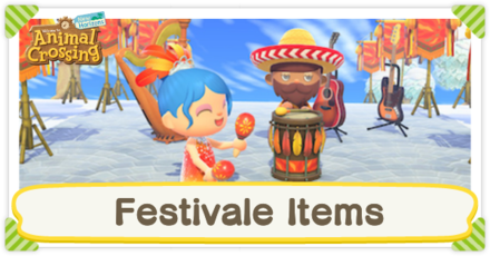Animal Crossing New Horizons (ACNH) - Festivale 2023 Items and Rewards