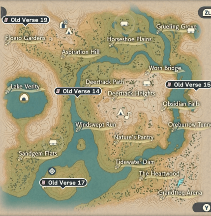 Obsidian Fieldlands Old Verse Map
