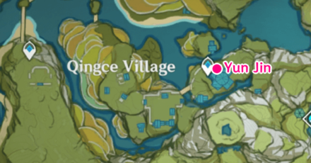 Genshin - Lantern Rite Yun Jin Map Location