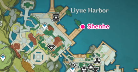 Genshin - Lantern Rite Shenhe Map Location