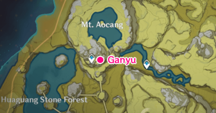 Genshin - Lantern Rite Ganyu Map Location