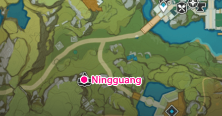 Genshin - Lantern Rite Ningguang Map Location