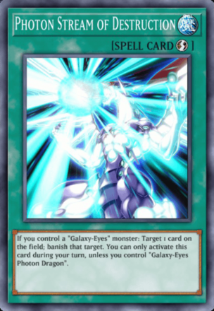 Photon Stream of Destruction