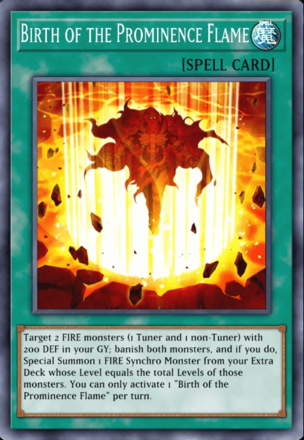 Birth of the Prominence Flame