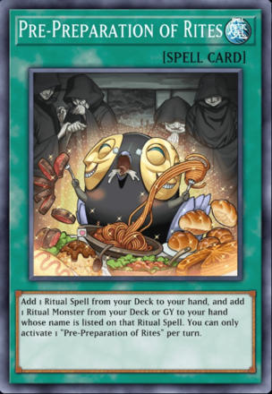 Pre-Preparation of Rites