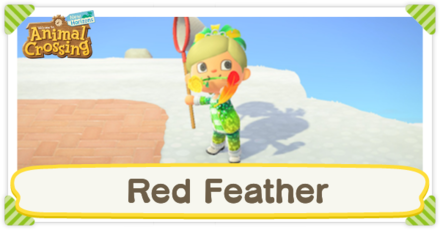 Animal Crossing: New Horizons (ACNH) - Red Feather