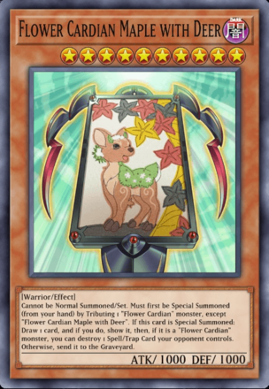 Flower Cardian Maple With Deer