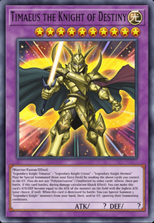 Timaeus the Knight of Destiny