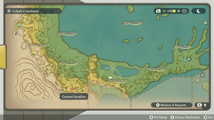 Pokemon Legends Arceus - Old Verse 3 Map Location