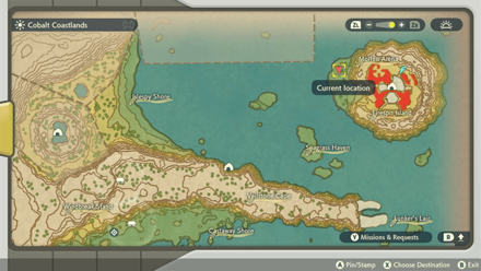 Pokemon Legends Arceus - Old Verse 4 Map Location
