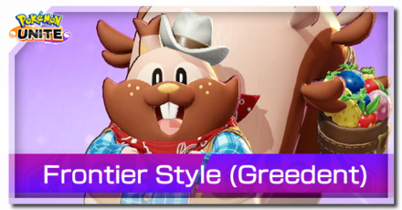 Pokemon UNITE - Holowear Frontier Style Greedent Top Image