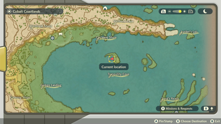 Pokemon Legends Arceus - Old Verse 10 Map Location