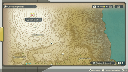 Pokemon Legends Arceus - Old Verse 11 Map Location