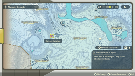 Pokemon Legends Arceus - Old Verse 12 Map Location