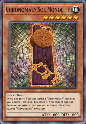 Chronomaly Sol Monolith