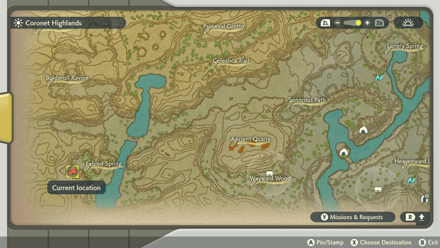 Pokemon Legends Arceus - Old Verse 18 Map Location