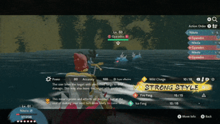 Luxray vs Alpha Gyarados