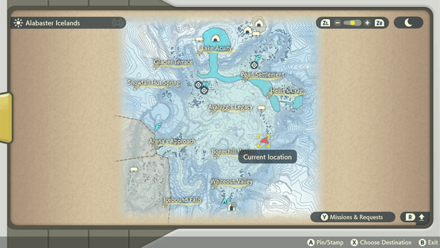 Pokemon Legends Arceus - Old Verse 20 Map Location