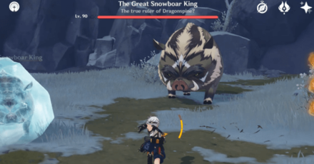 Genshin - Eight Locales Day 1 Quest - Defeat the Snowboar King