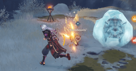 Genshin - Eight Locales Day 1 Quest - Talk to Kichiboushi Again