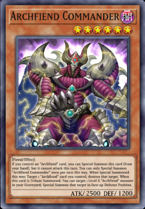 Archfiend Commander