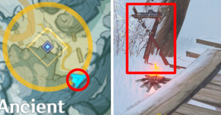 Genshin - Location of Kichiboushi as a Torch on Day 1