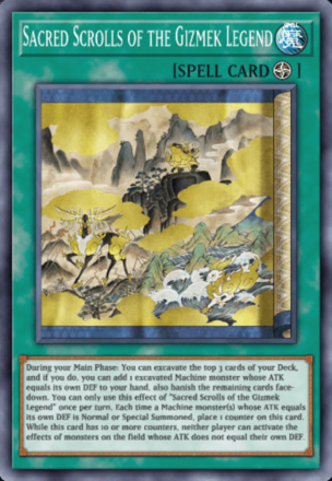 Sacred Scrolls of the Gizmek Legend